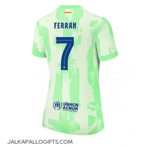 Barcelona Ferran Torres #7 Kolmaspaita Naiset 2024-25 Lyhythihainen